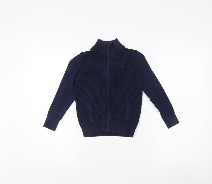 Jasper Conran Boys Blue Cotton Jacket Size 5-6 Years