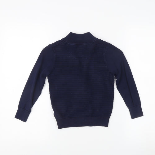 Jasper Conran Boys Blue Cotton Jacket Size 5-6 Years