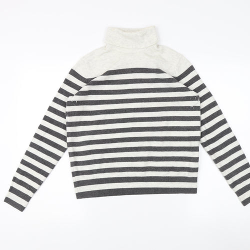 Marks and Spencer Women’s Striped Roll Neck Jumper S