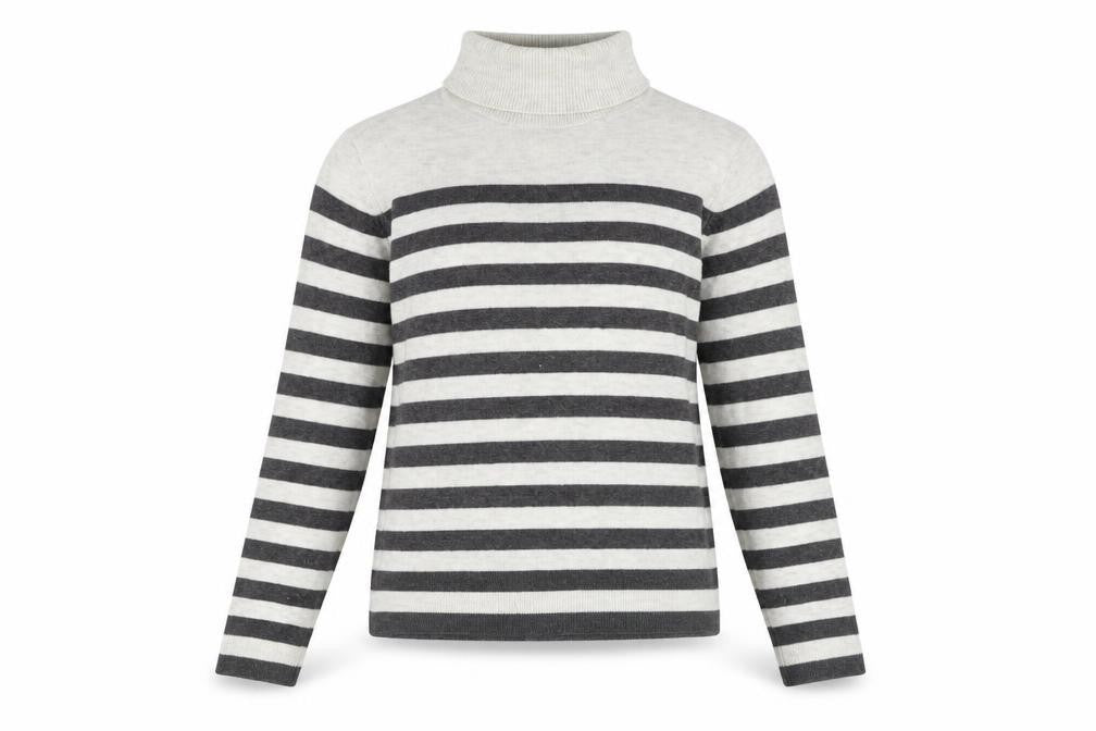 Marks and Spencer Women’s Striped Roll Neck Jumper S