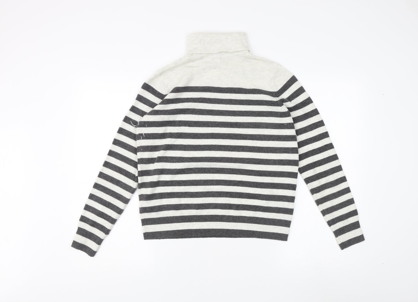 Marks and Spencer Women’s Striped Roll Neck Jumper S