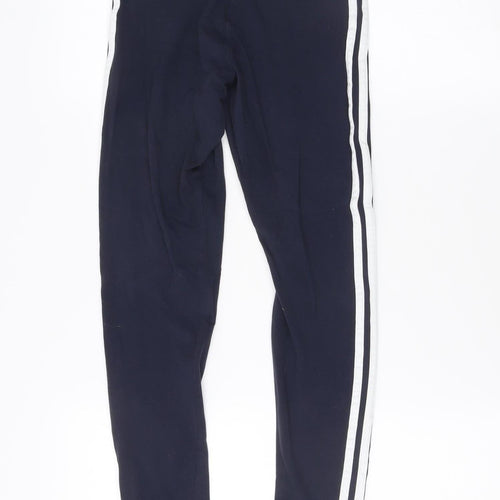 Adidas Women's Black XS Striped Gym Leggings