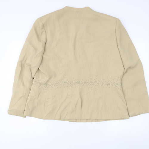 Jacques Vert Women's Beige Suit Jacket Size 20