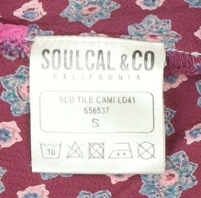 SoulCal & Co Women’s Multicoloured Cami Top, Size S