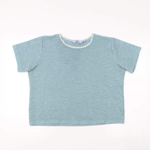 Honoe Milburn Blue Crew Neck T-Shirt - Size L
