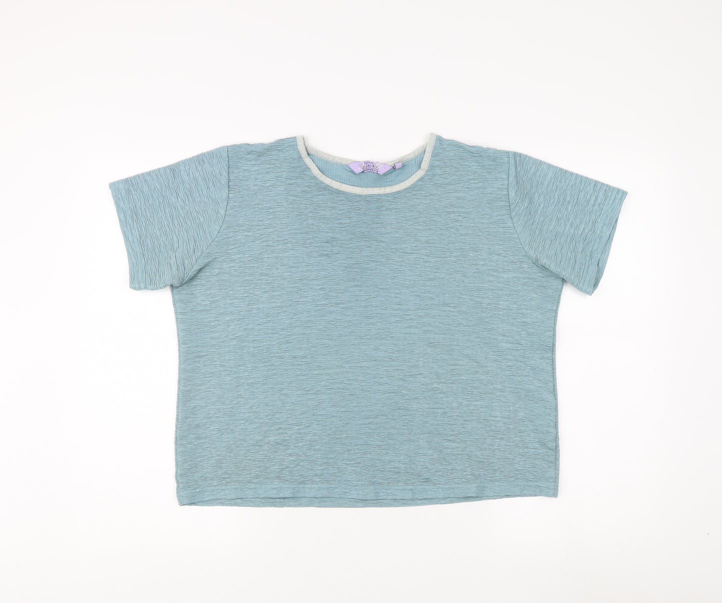 Honoe Milburn Blue Crew Neck T-Shirt - Size L