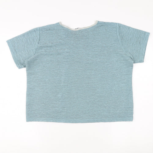 Honoe Milburn Blue Crew Neck T-Shirt - Size L