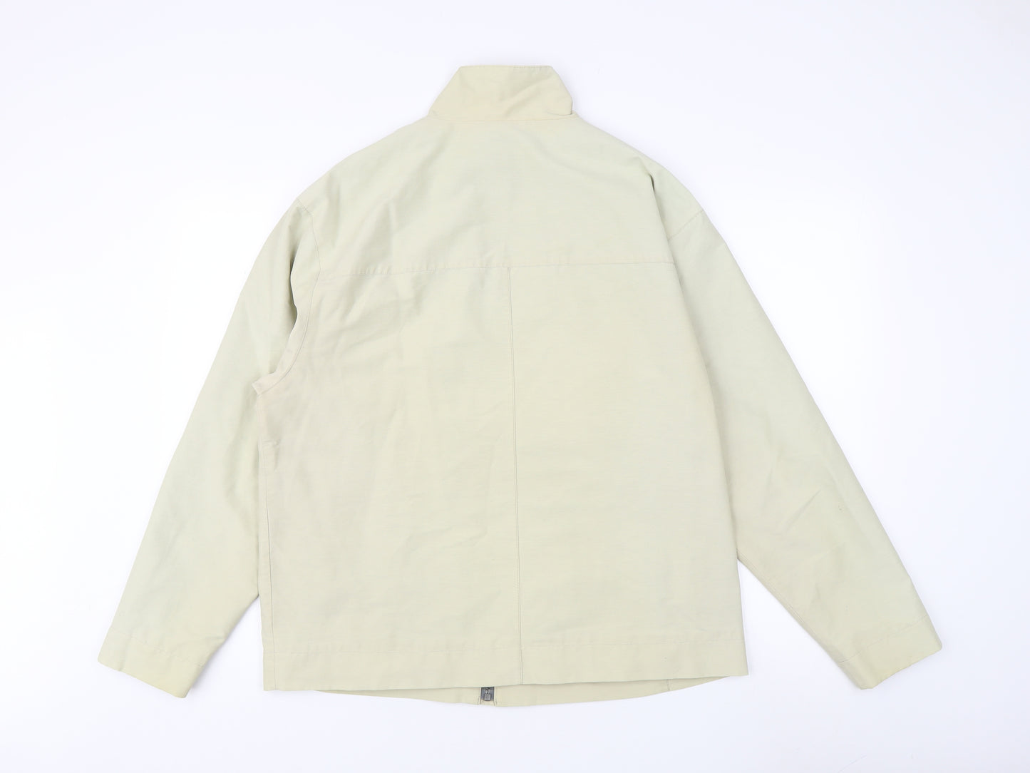 Jeff Banks Men's Beige Windbreaker Jacket M