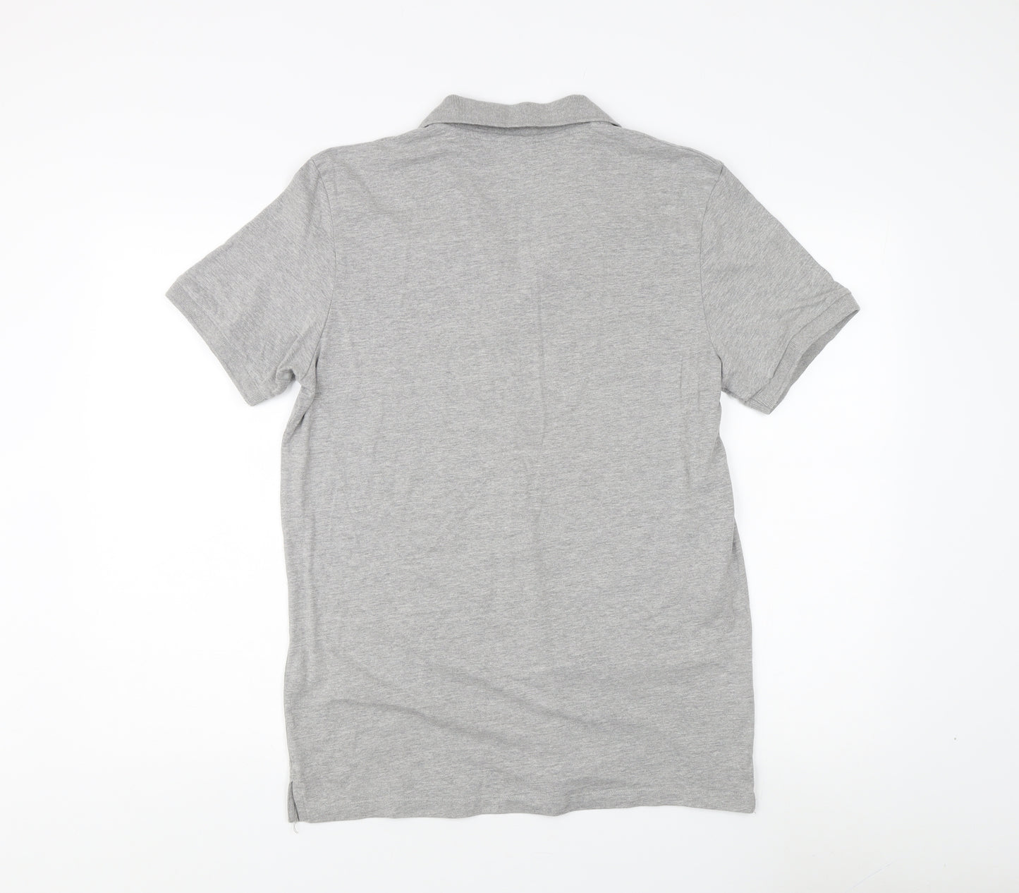 Jack & Jones Men's Grey Polo Shirt L Short Sleeve