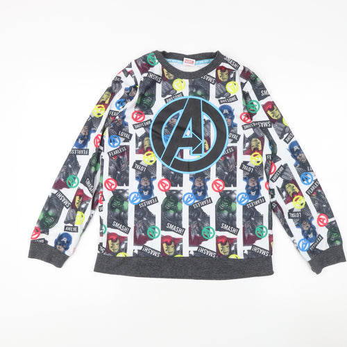 Marvel Boys Multicoloured Avengers Pyjama Top 10-11 Years