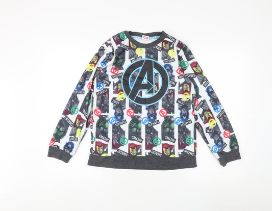 Marvel Boys Multicoloured Avengers Pyjama Top 10-11 Years