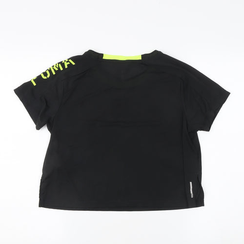 Puma Black T-Shirt - Unisex L Gym & Training Jersey
