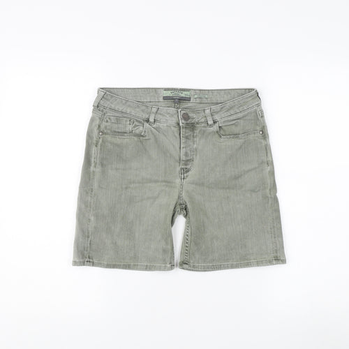 FatFace Women's Grey Denim Shorts, Size 6