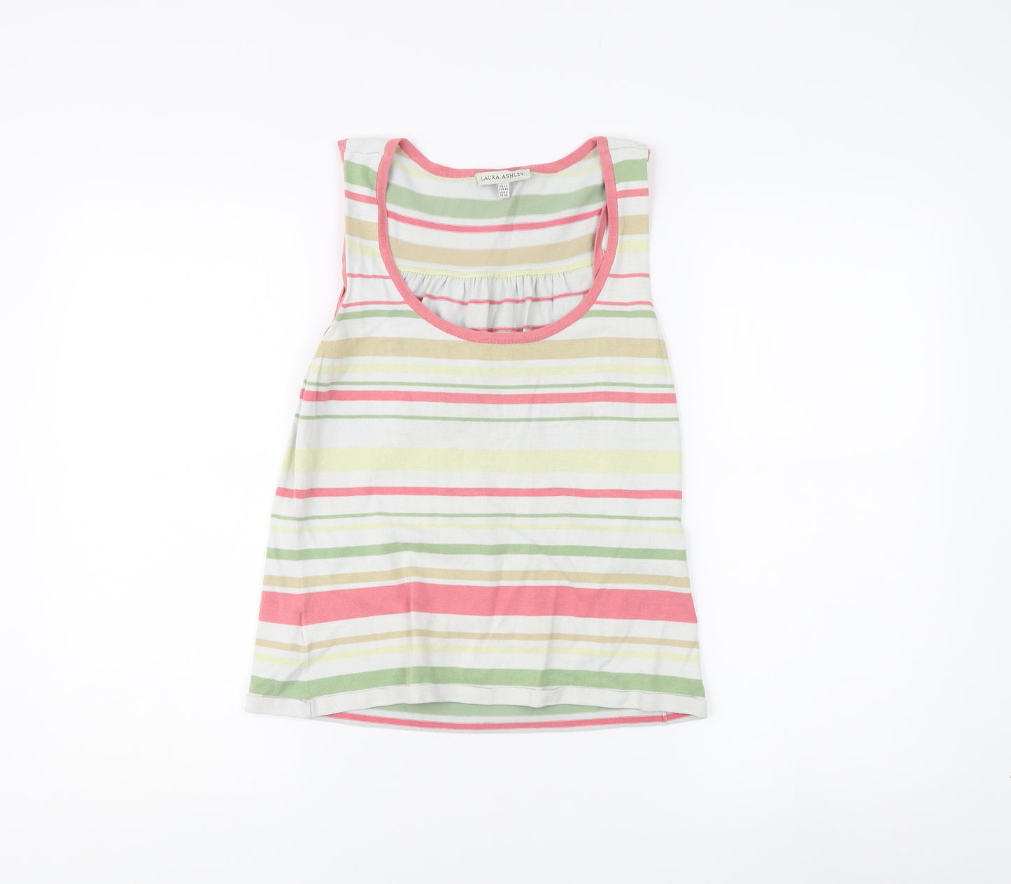 Laura Ashley Women's Multicoloured Striped Tank Top