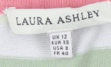 Laura Ashley Women's Multicoloured Striped Tank Top