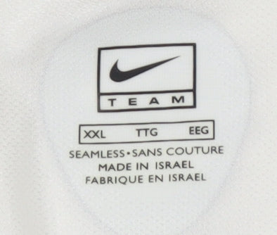 Nike Unisex XXL White Basic Gym T-Shirt