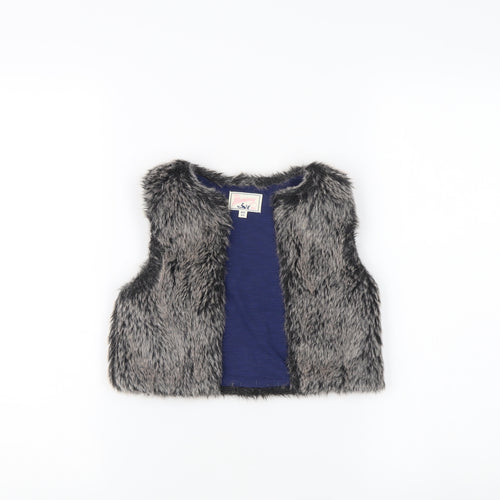 Montaray Girls Grey Faux Fur Waistcoat 4-5 Years
