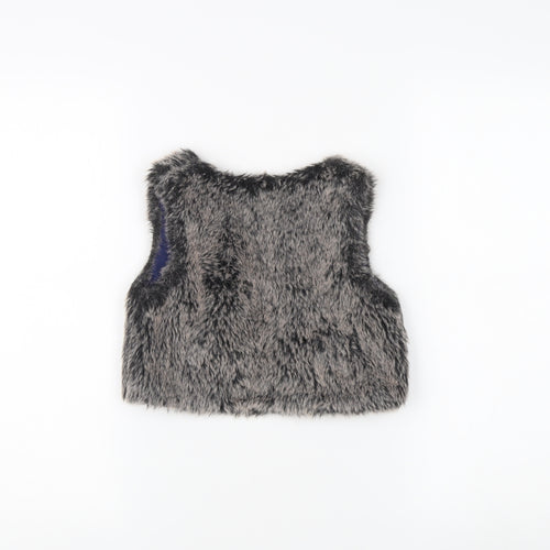 Montaray Girls Grey Faux Fur Waistcoat 4-5 Years
