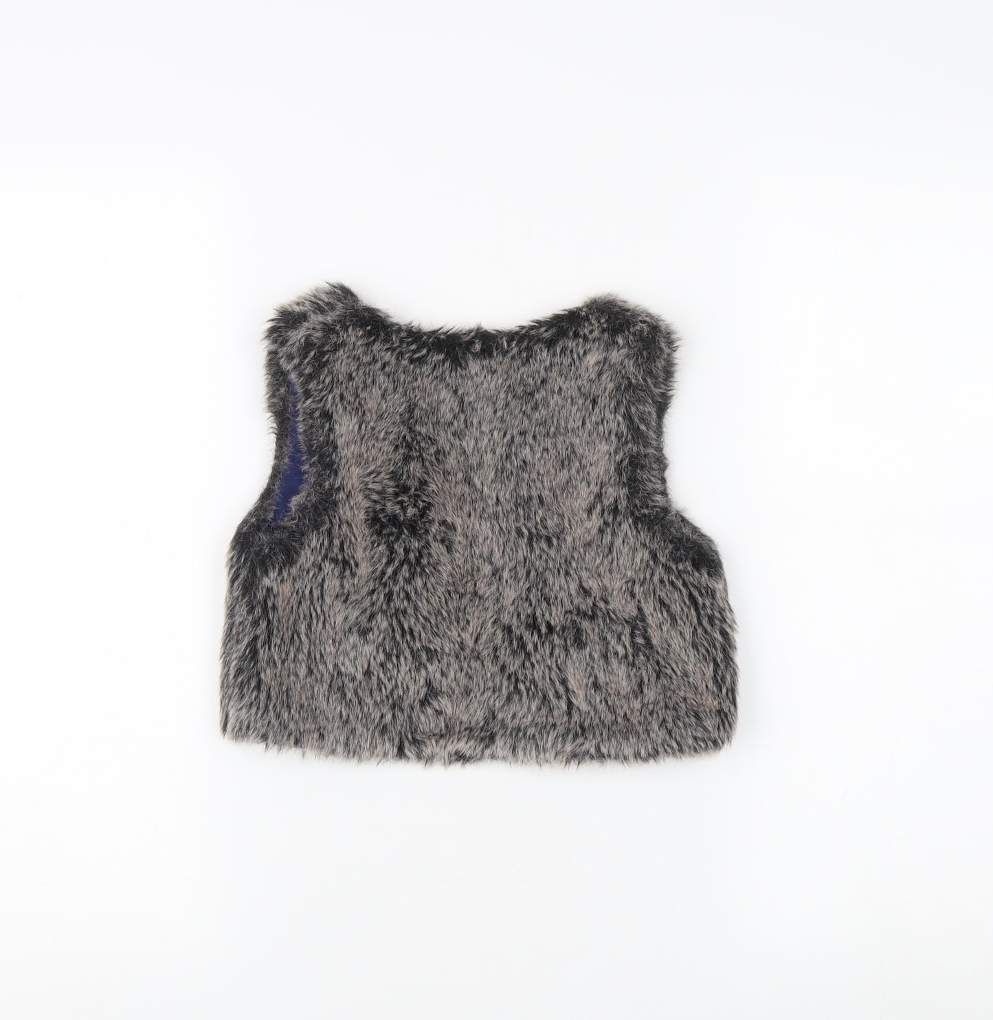 Montaray Girls Grey Faux Fur Waistcoat 4-5 Years