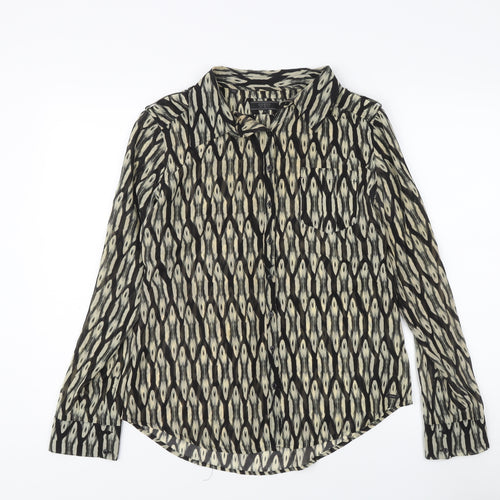 Guess Women's Multicoloured Button-Up Blouse, Size L