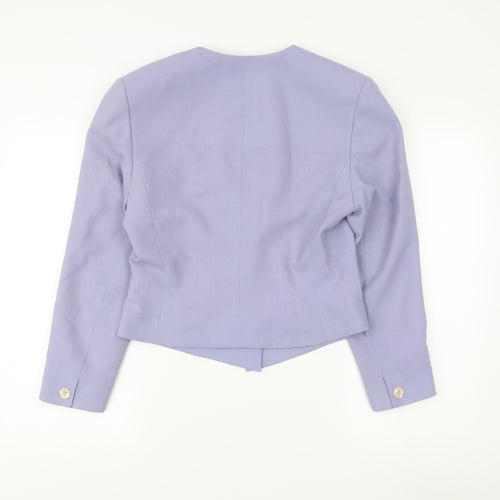 Viyella Women's Purple Tuxedo Blazer, Size 10