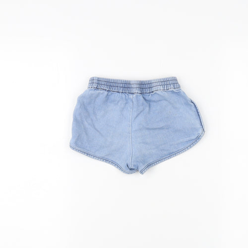 Joules Girls Blue Knit Shorts Age 3 Years