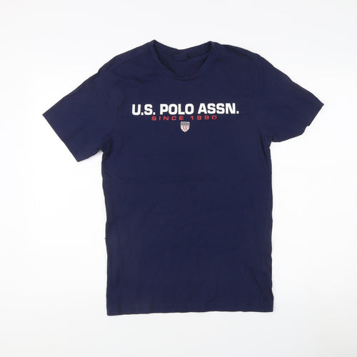 U.S. Polo Assn. Blue T-Shirt XS Unisex Adults Classic