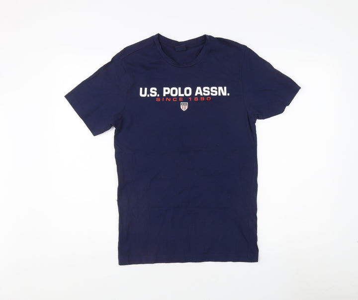 U.S. Polo Assn. Blue T-Shirt XS Unisex Adults Classic