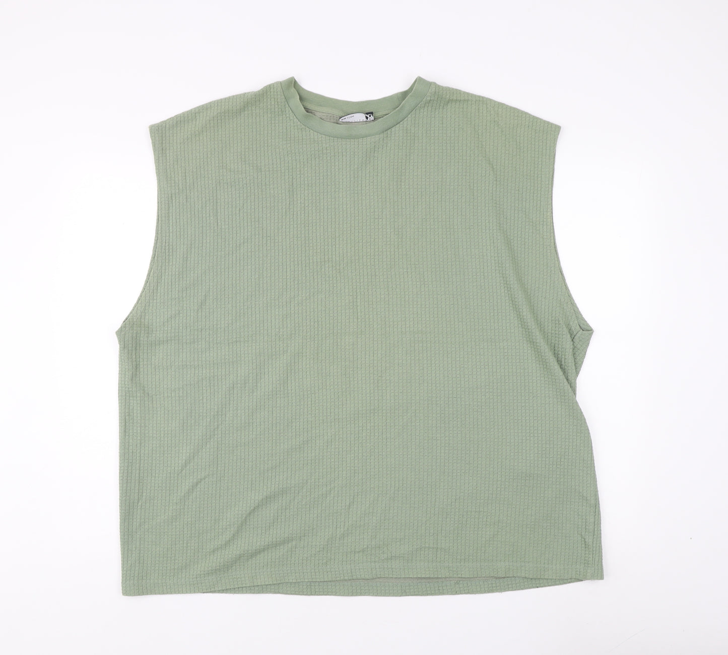 ASOS DESIGN Green Sleeveless Crew Neck Top 2XL
