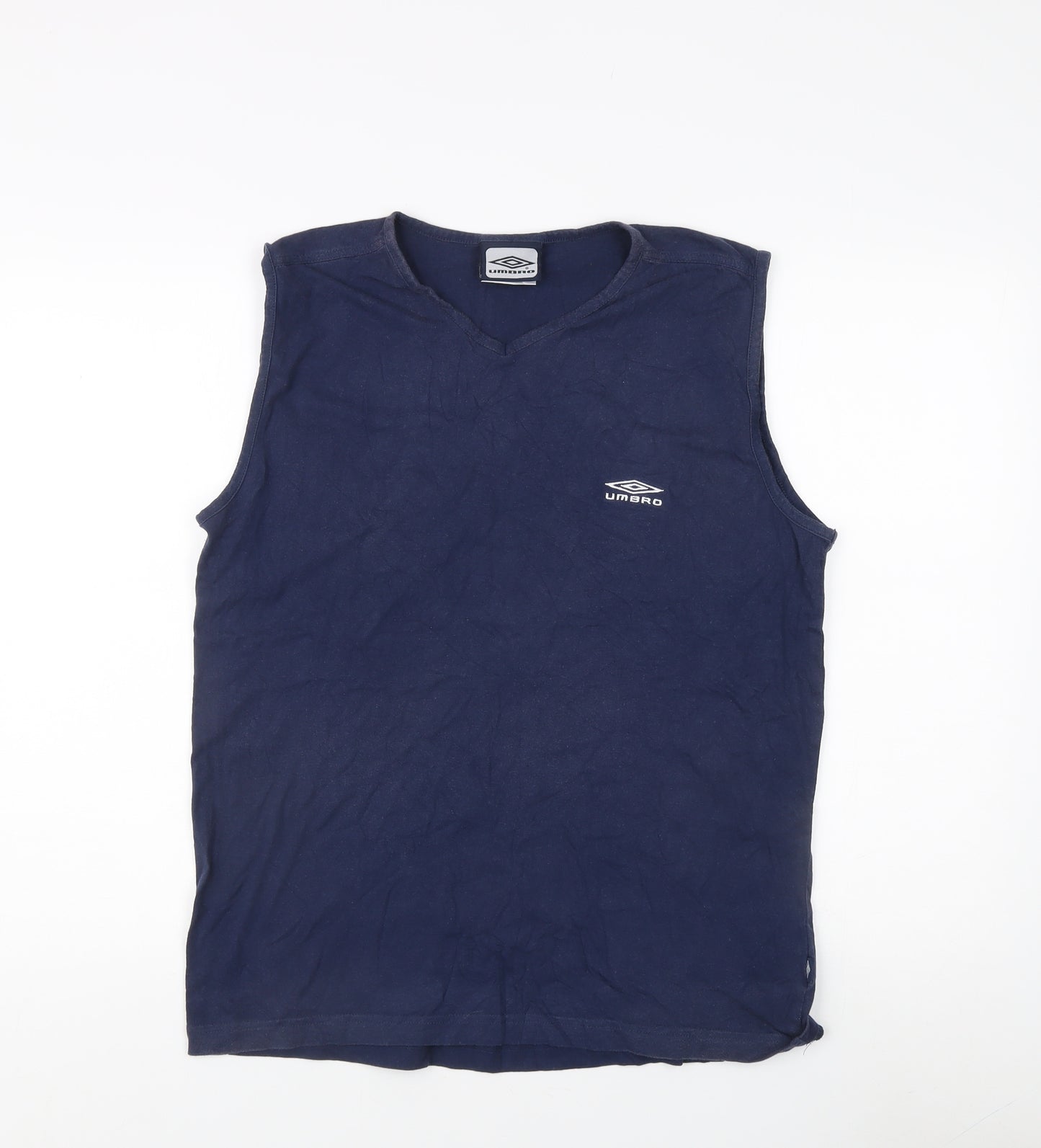 Umbro Men's Blue Sleeveless T-Shirt L