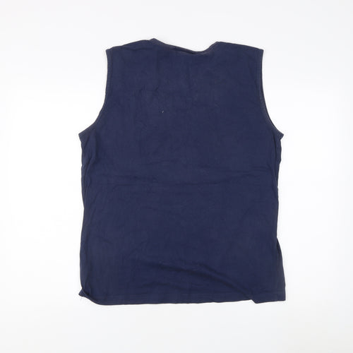 Umbro Men's Blue Sleeveless T-Shirt L