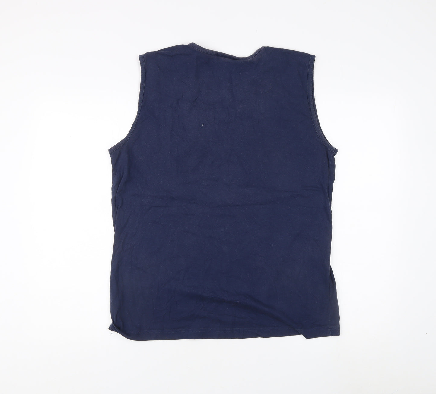 Umbro Men's Blue Sleeveless T-Shirt L