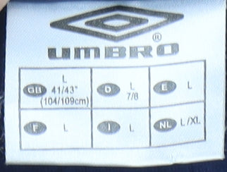 Umbro Men's Blue Sleeveless T-Shirt L