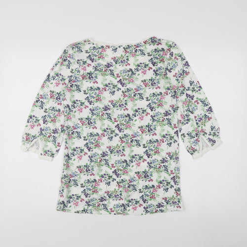 Fatface Women's Multicoloured Floral Blouse Size 10