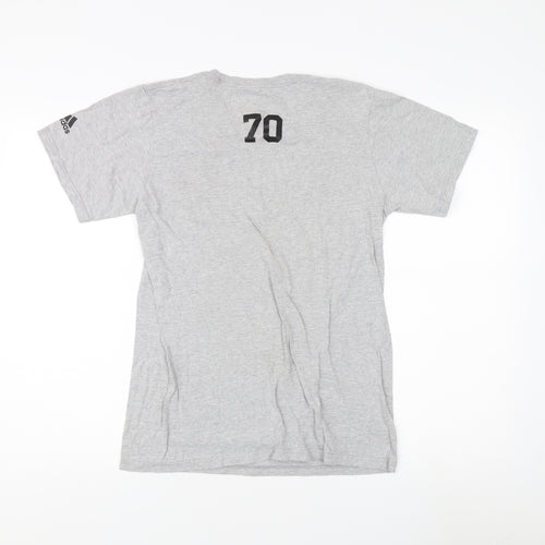 Adidas Men's Grey S T-Shirt Sports Casual