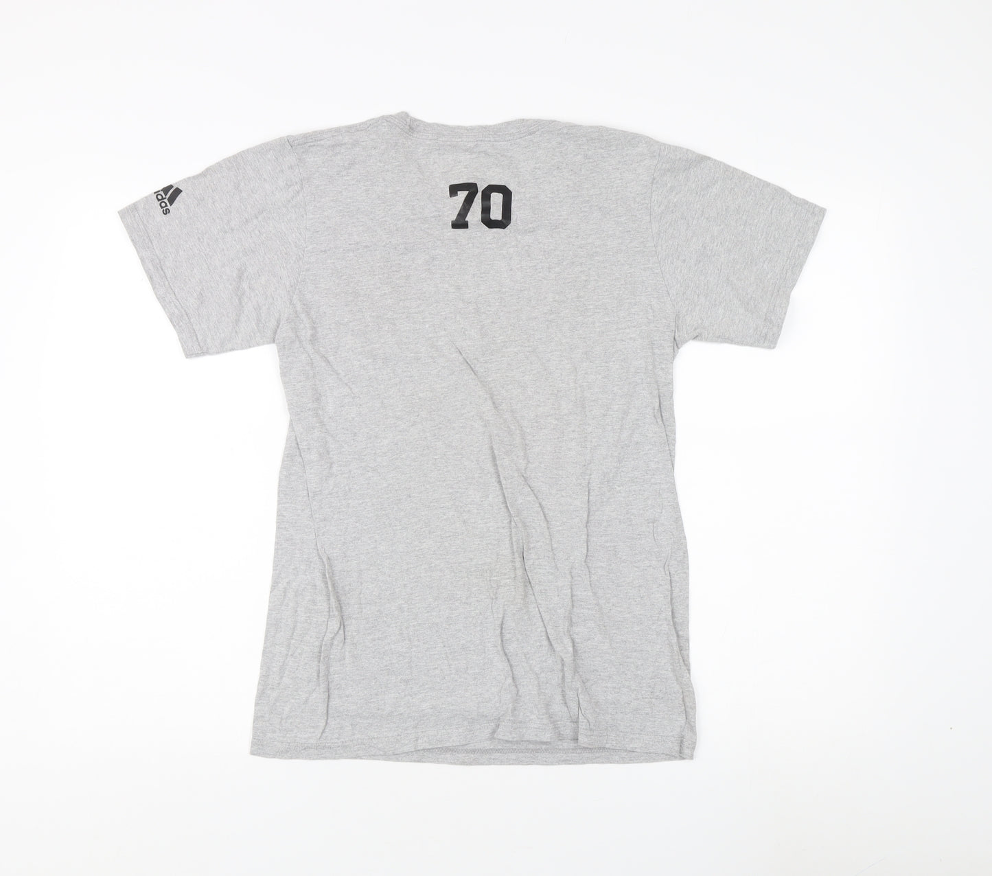 Adidas Men's Grey S T-Shirt Sports Casual