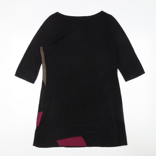 Wallis Petite Women's Black Tunic Jumper, M