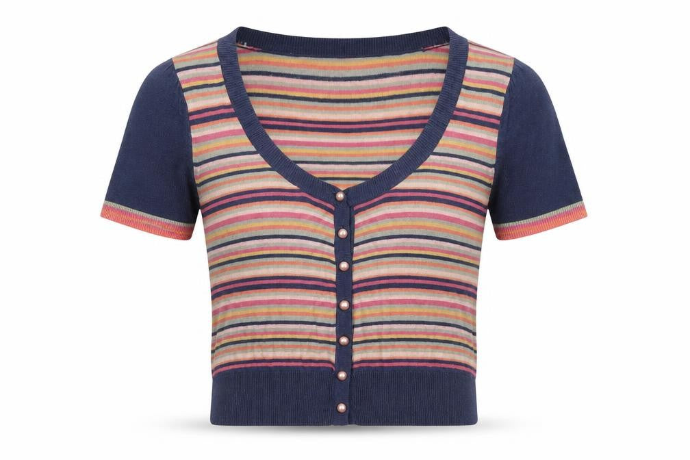 Front view of Red Herring Women's Multicoloured Cardigan, size 10