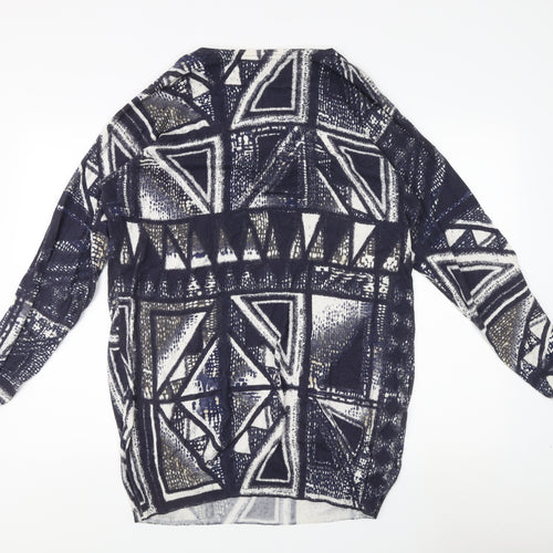Next Women's Multicoloured Geometric Pullover Jumper Size 14