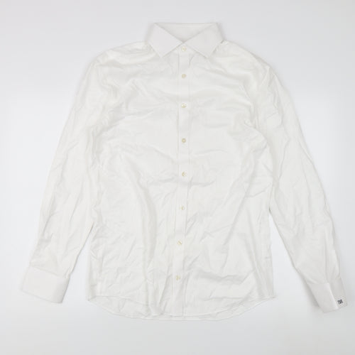 Charles Tyrwhitt Men's White Dress Shirt Extra-Slim Fit