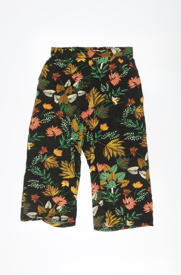 Warehouse Women's Multicoloured Cropped Trousers