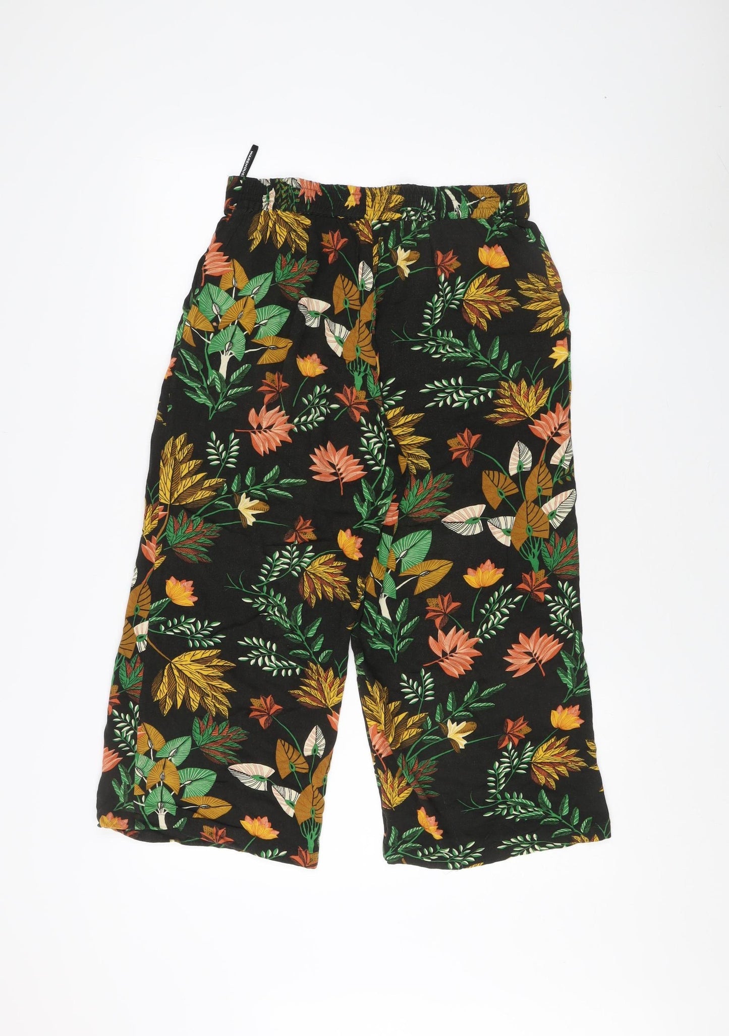 Warehouse Women's Multicoloured Cropped Trousers