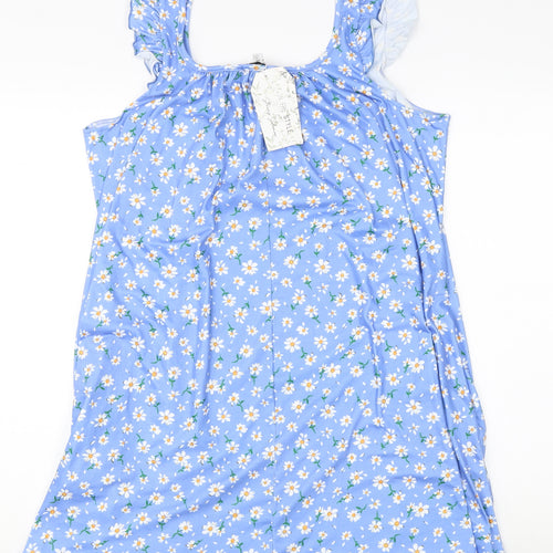 In The Style Women's Blue Floral Dress Size 10