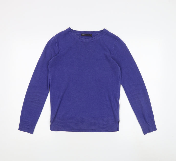 Marks and Spencer Women's Purple Pullover Jumper Size 8
