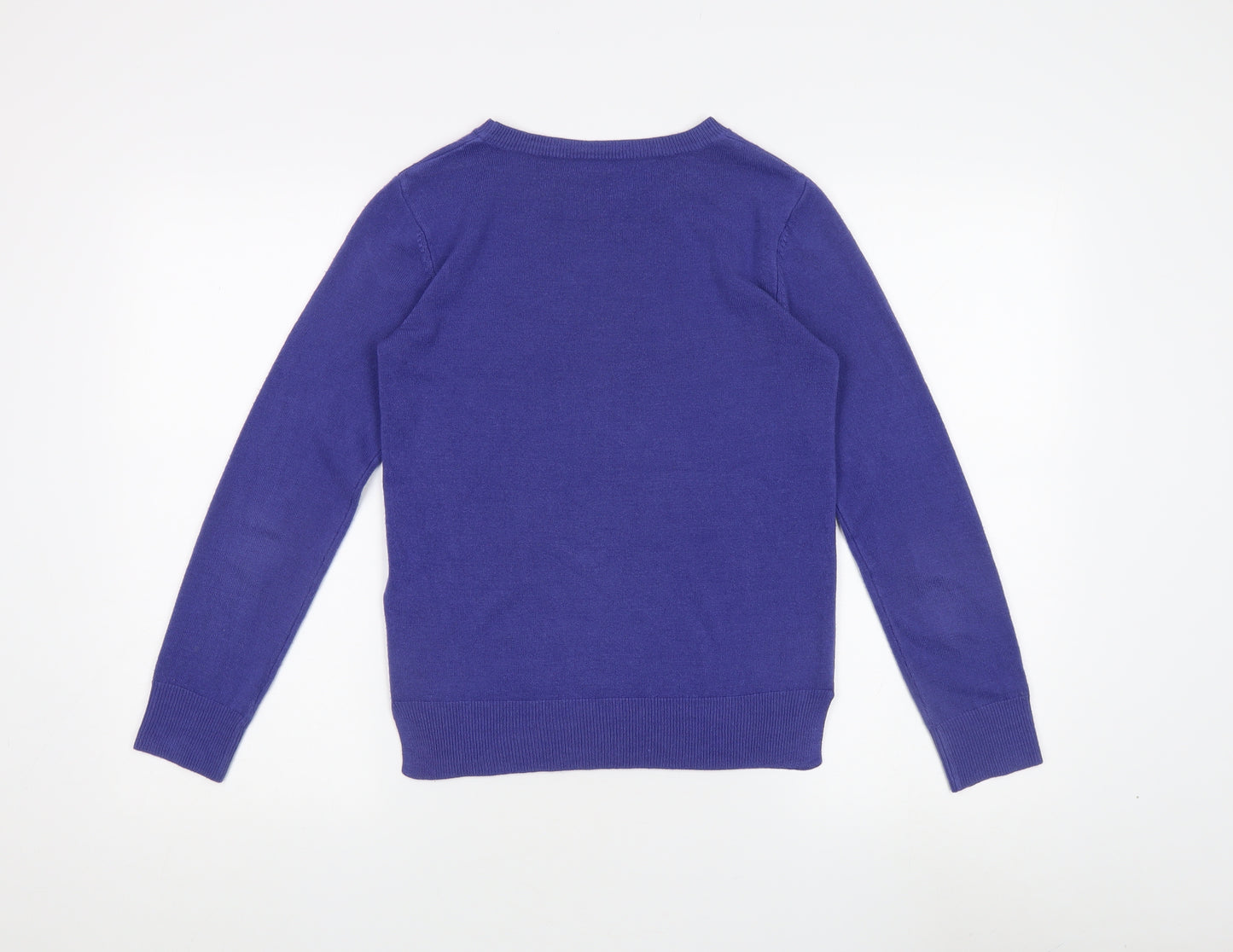 Marks and Spencer Women's Purple Pullover Jumper Size 8