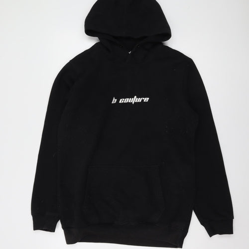 b couture Men's Black XL Pullover Hoodie