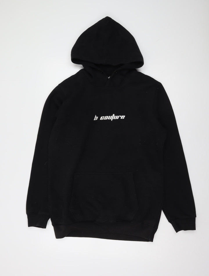 b couture Men's Black XL Pullover Hoodie