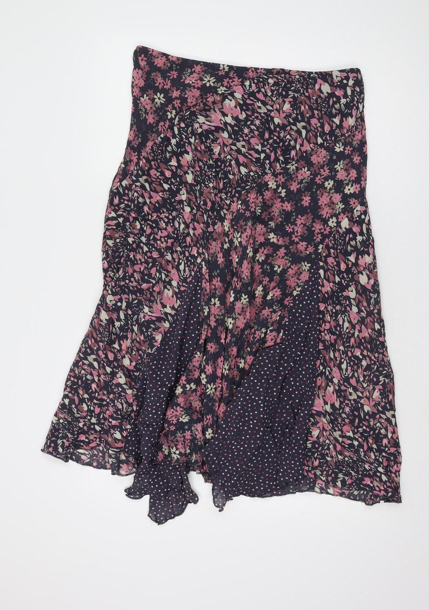 Marks and Spencer Women’s Multicoloured Pleated Skirt Size 14