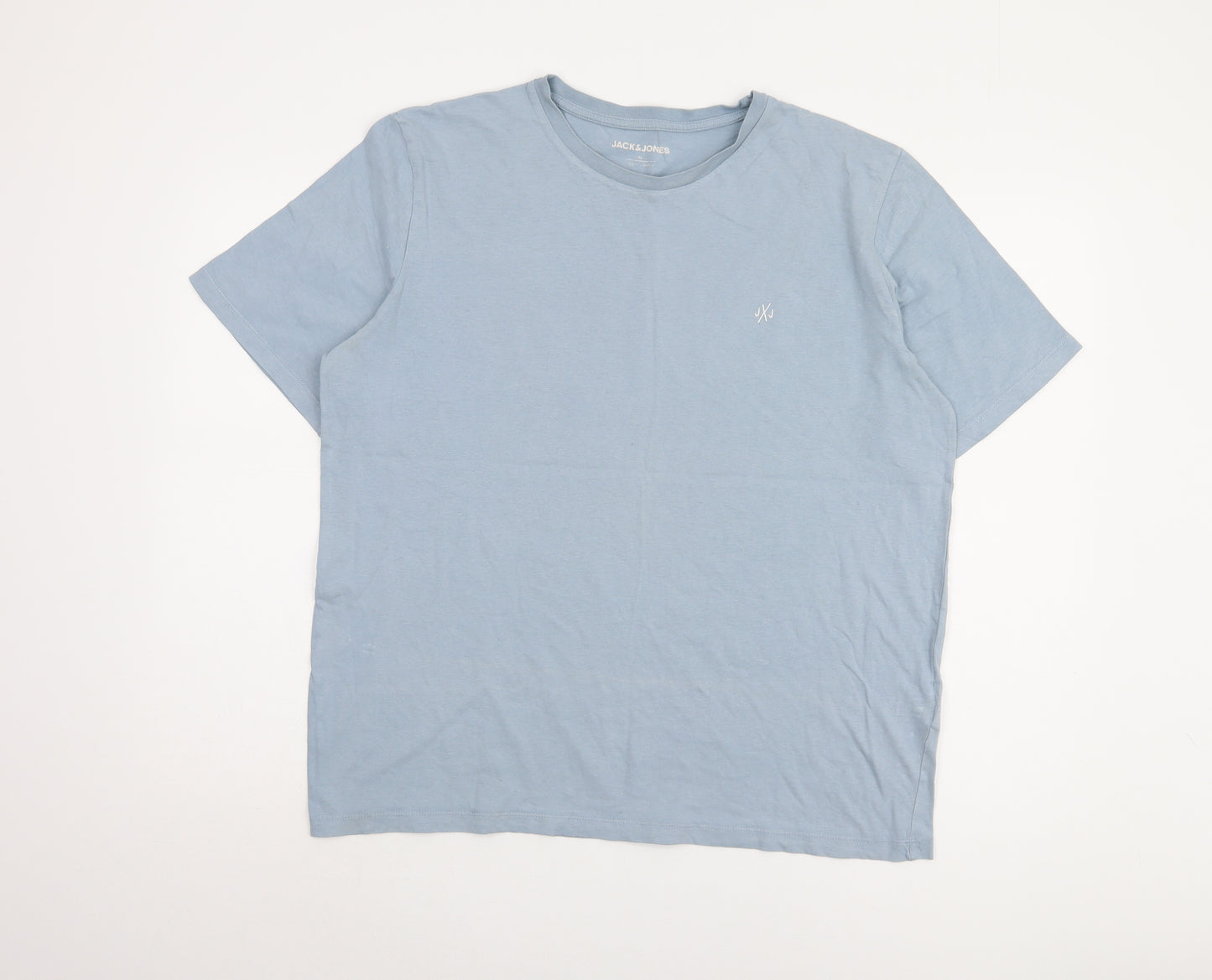 Jack & Jones Men's Blue Crew Neck T-Shirt XL