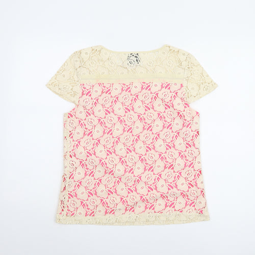 Fearne Cotton Women's Floral Lace Blouse, Size 12